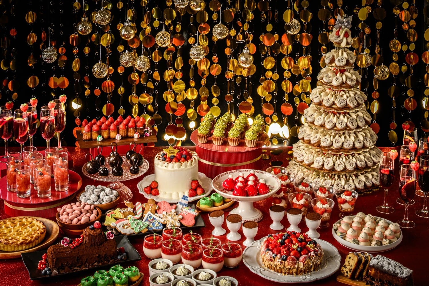 【神⼾北野ホテル】11月・12月限定企画『Xmasスイーツビュッフェ🍓いちごとチョコのマリアージュ🍫』２０２６年１１⽉１⽇（⽇）スタート