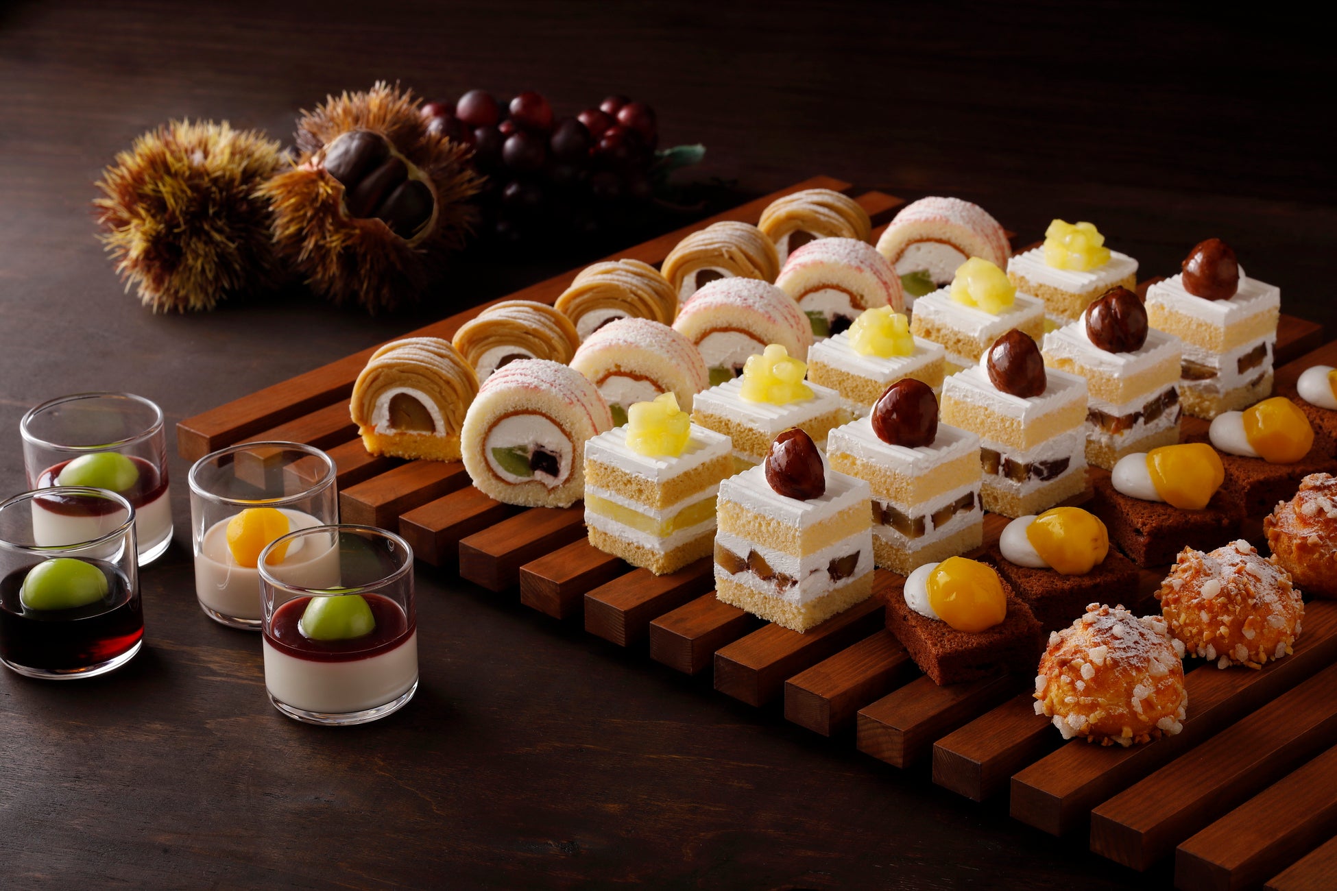 食欲の秋を満たす、栗とぶどうの“絶景”スイーツビュッフェ開催！