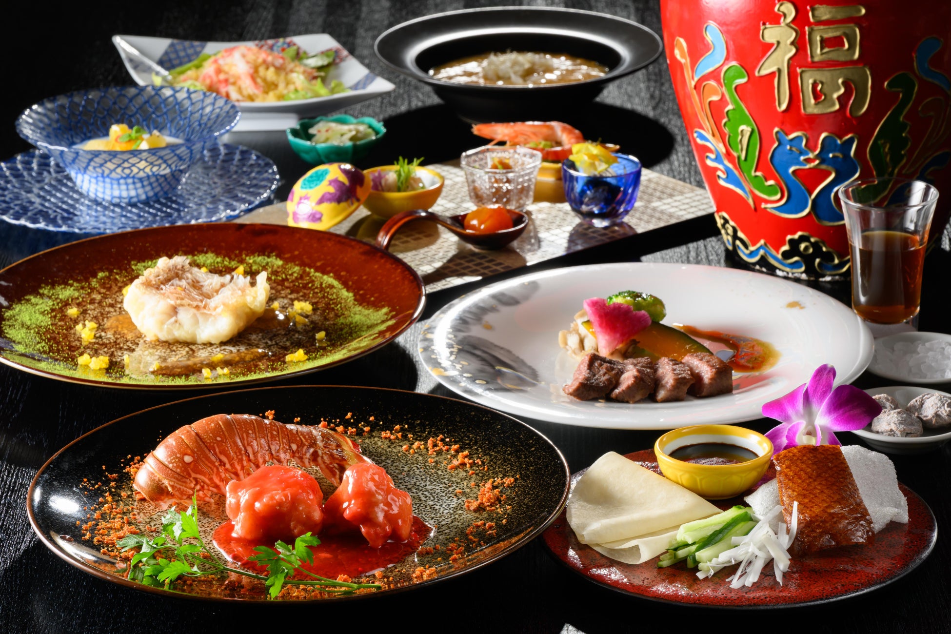 「中国料理 沙山華」リニューアル1周年記念 感謝を込めて 北京ダックやふかひれ、黒毛和牛を使用した全10品の特別なコースを期間限定で提供