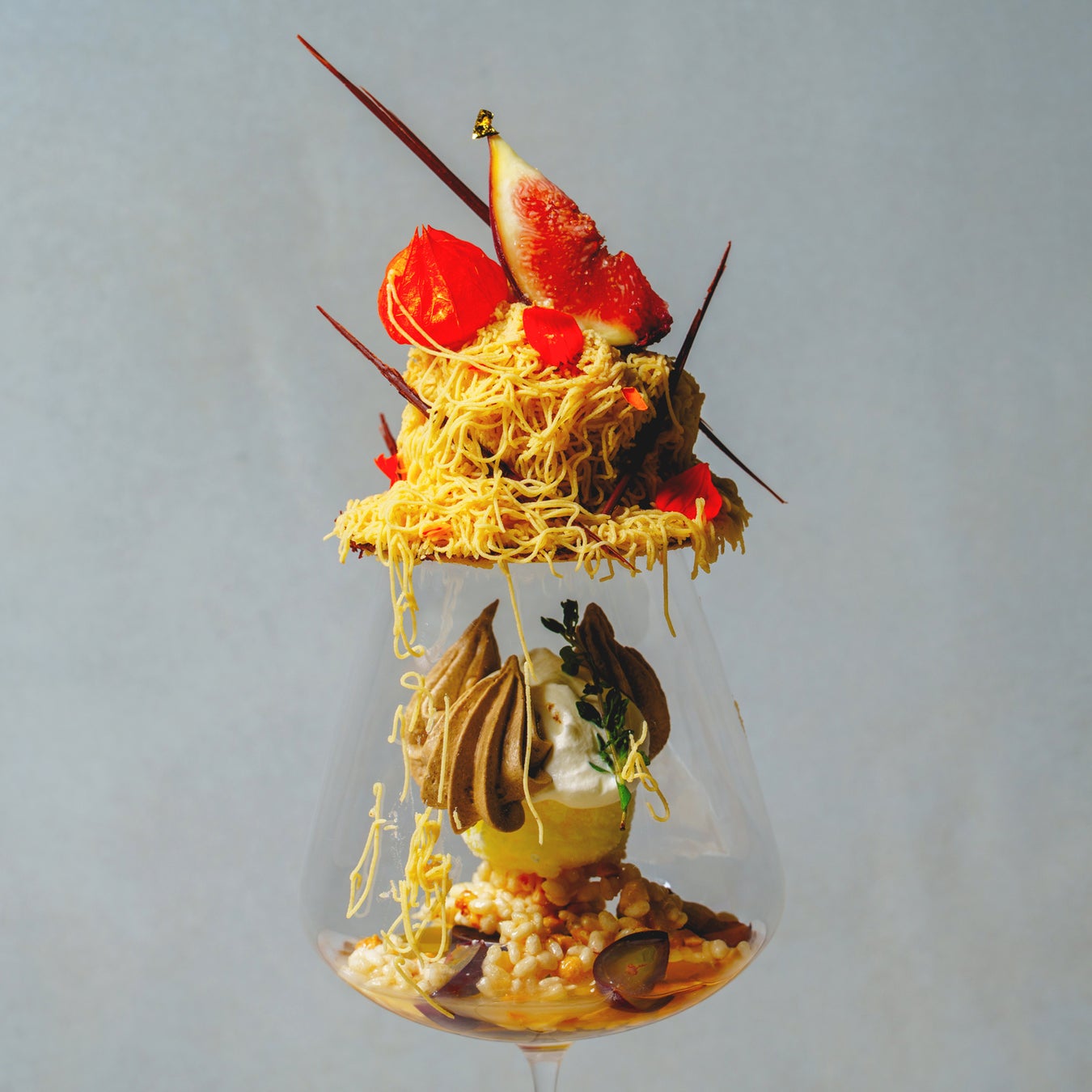 【名古屋・栄】LOUANGE TOKYO Le Château、「清水パフェ」第3弾『PARFAIT MONT D’AUTOMNE』と新作アフタヌーンティーを9月15日より提供開始