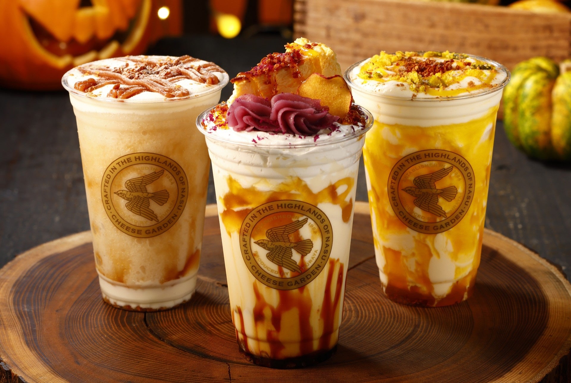 【チーズガーデン】ハロウィンシーズンに秋の実りを楽しむチーズスイーツドリンク『HALLOWEEN DRINKS』2026年9月30日（水）より15店舗にて発売