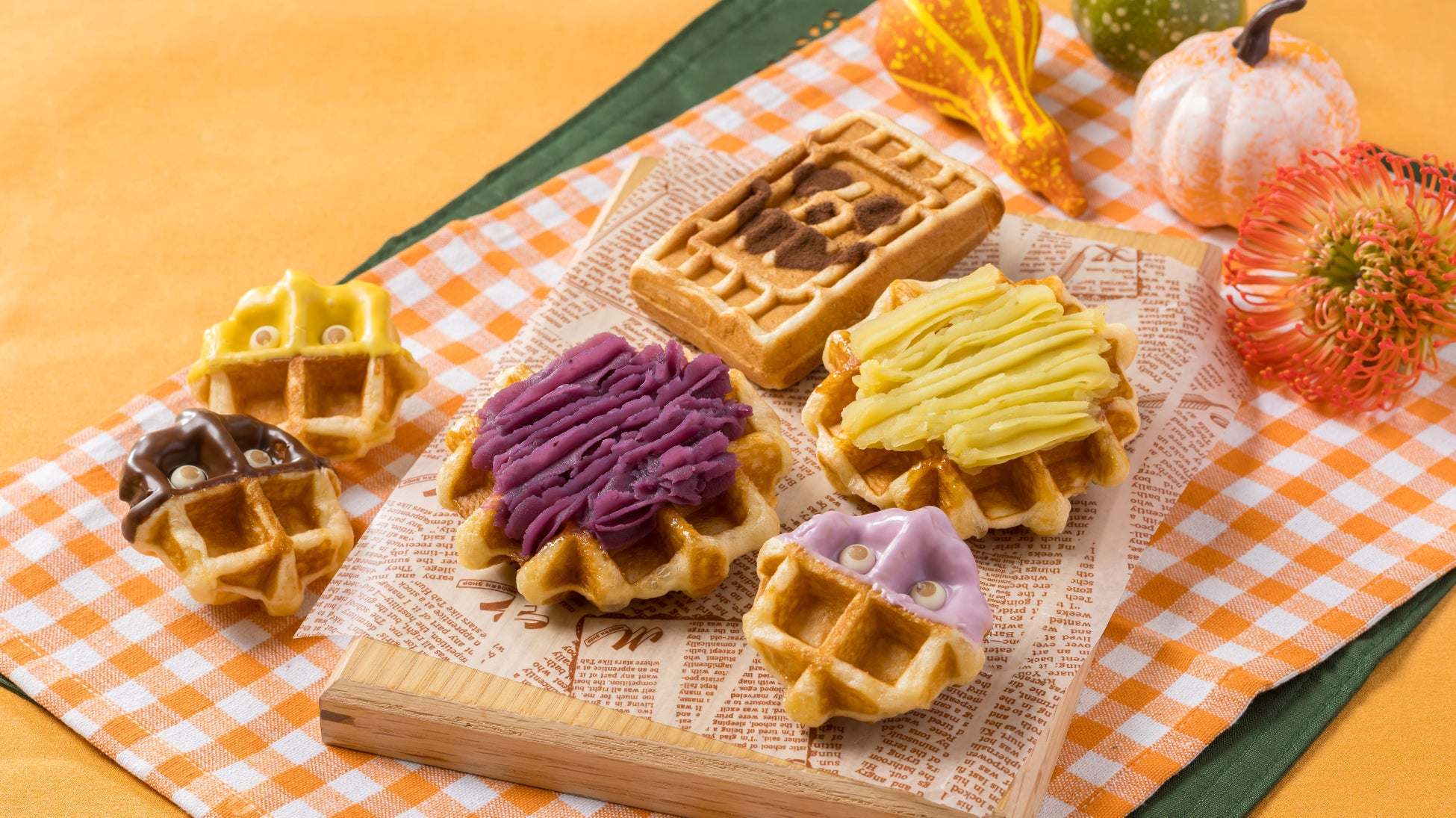 【HASHLE(ハッシュル)】秋の味覚「お芋」を楽しむ期間限定ワッフルが10月1日(木)～発売