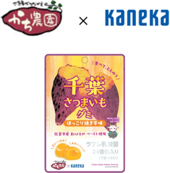 「千葉さつまいもグミ ほっこり焼き芋味 ラブレ乳酸菌入り」新発売