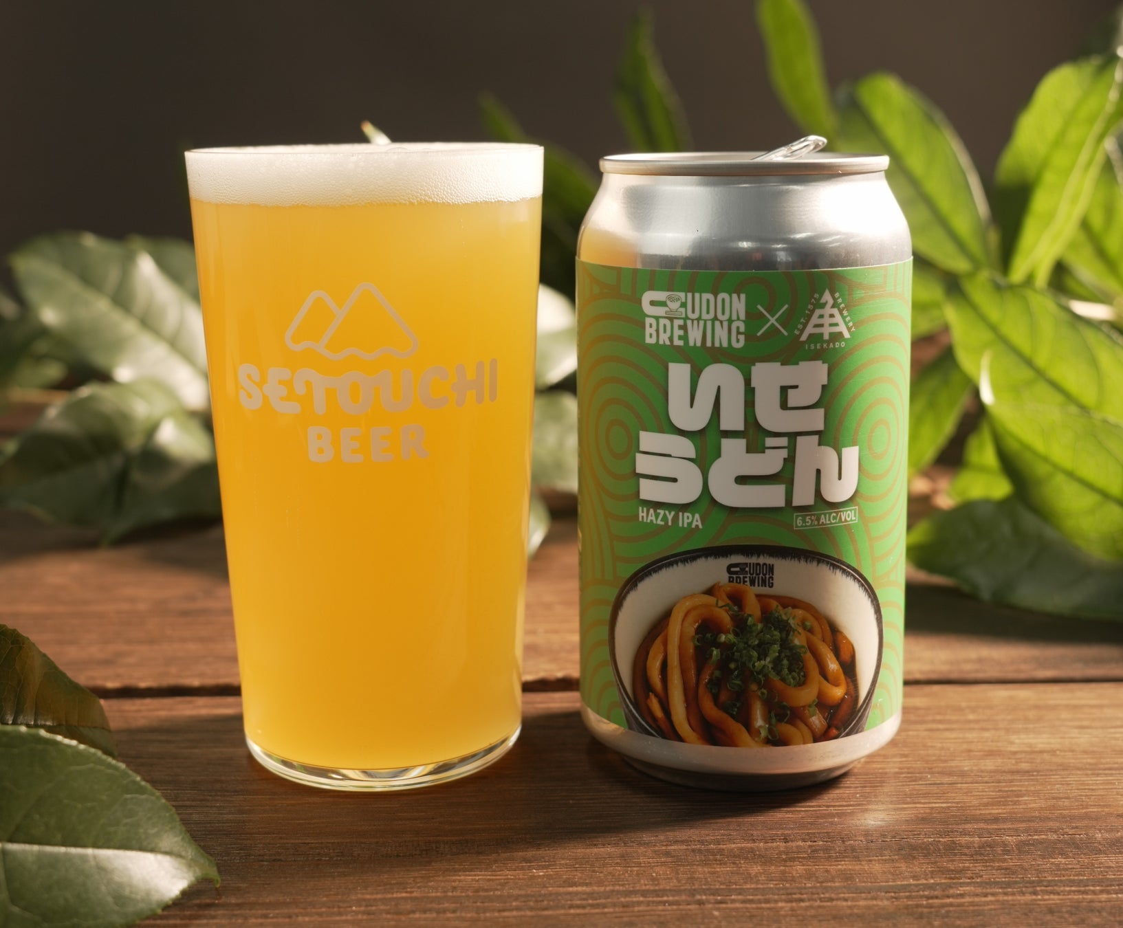 SETOUCHI BEERが展開するUDON BREWING、ISEKADOとの共同開発ビール「いせうどん HAZY IPA」を発売