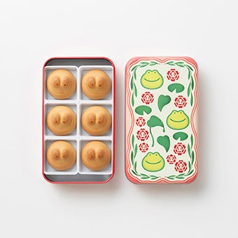 新宿髙島屋「和菓子魂！ Wagashi Spirit」にて青柳総本家が髙島屋限定デザイン缶「カエルまんじゅう」を10月1日より販売